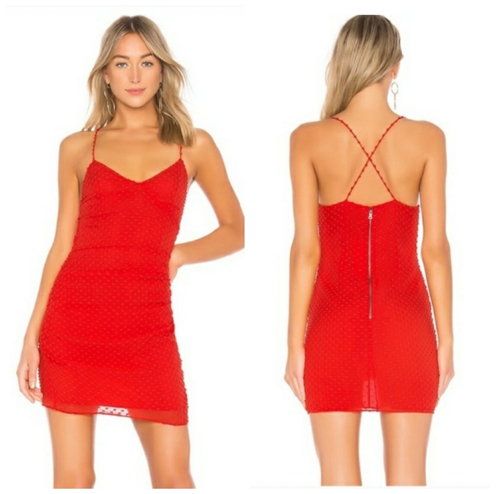 Alice + Olivia Daria Ruched Textured Silk Dres